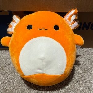 Squishmallow Orange Axolotl Plush